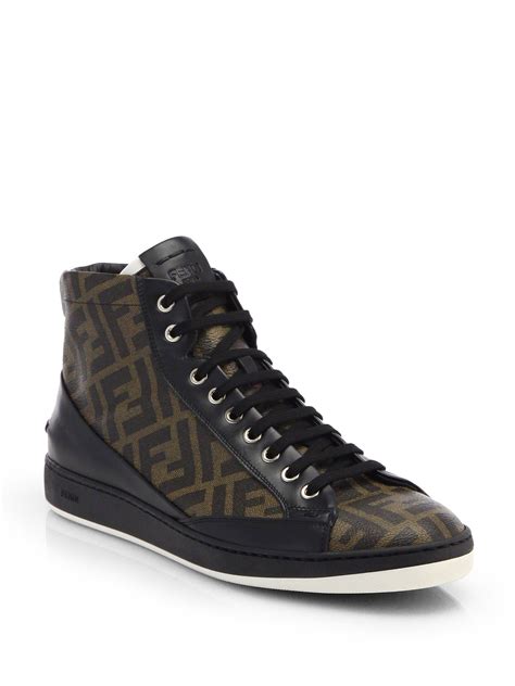 fendi designer sneakers|fendi designer high top sneakers.